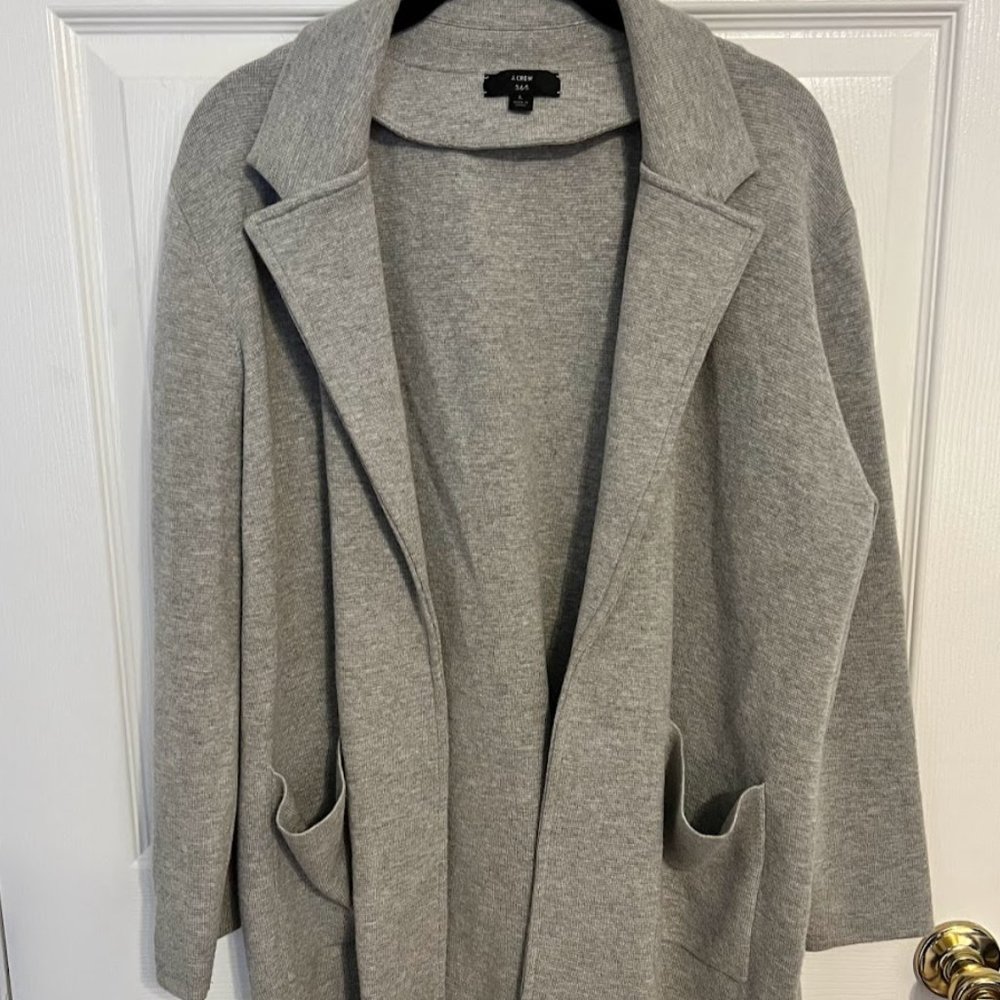J Crew Sweater Blazer